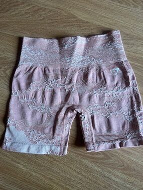 Gymshark Pink Seamless Athletic Bike Shorts